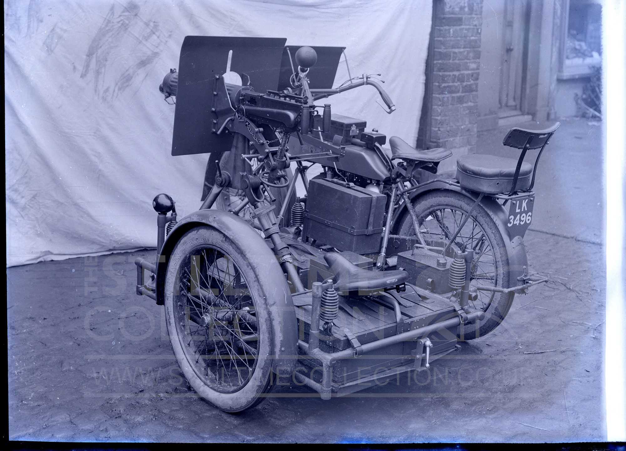 Tpt Transport Bike Military Soldier War Nk Vickers Gun The Stilltime 