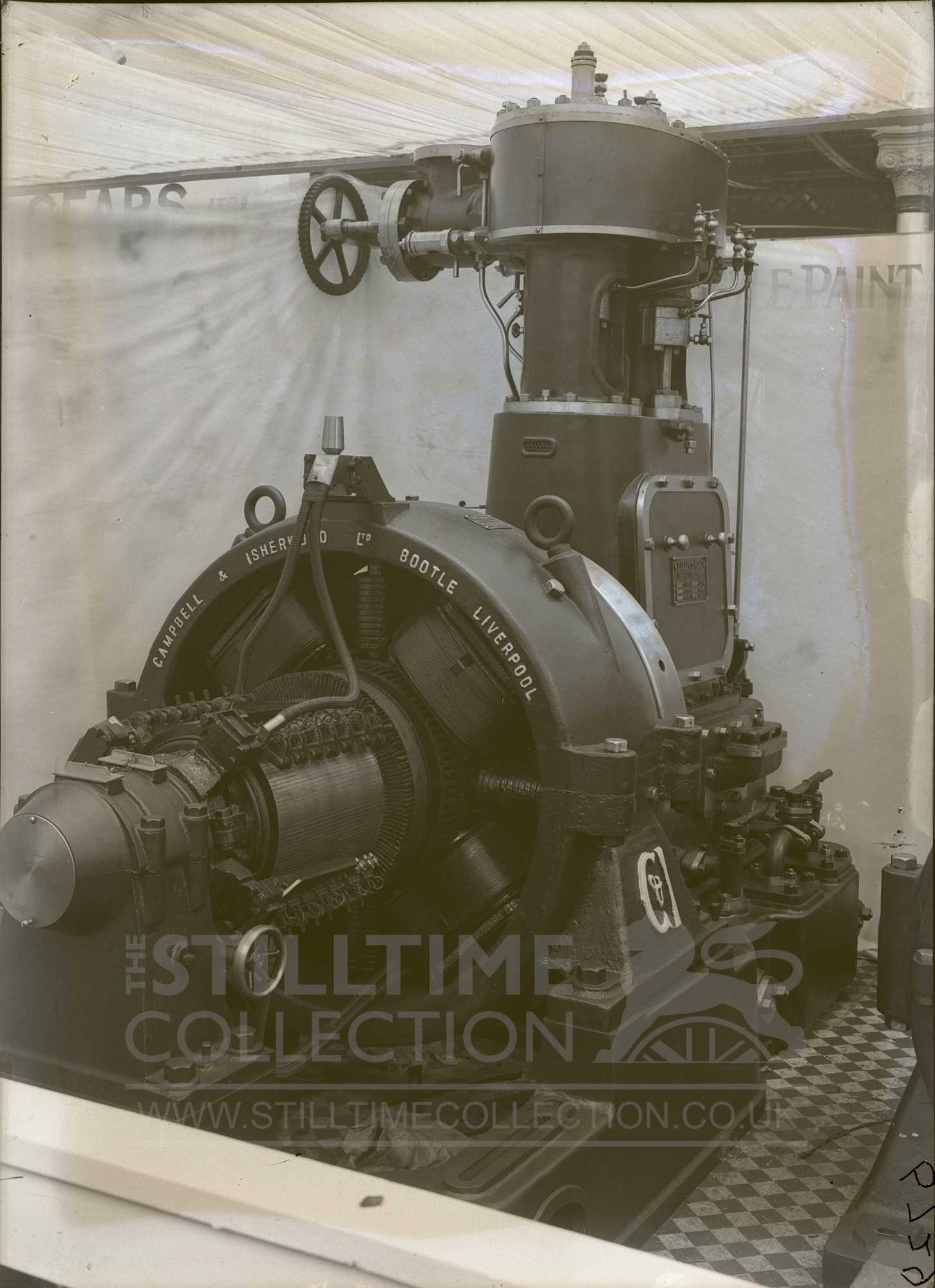 stationary engine generator campbell and isherwood bootle The