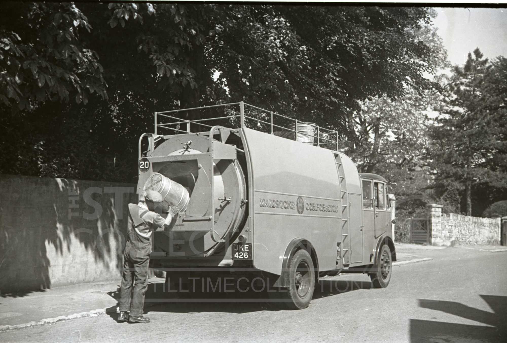 Tpt Transport Truck Lorry Wagon Refuse Collection Maidstone Public